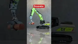 Real loader transporter excavator #excavator #modeltruck #cars #ytshorts #toys