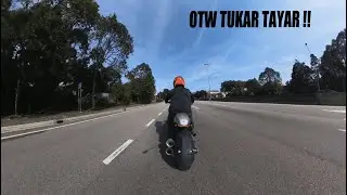BMW RnineT | OTW tukar tayar
