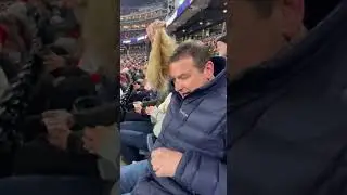 Crazy Cat Jumps Through the Crowd and Steals a Man&rsquo;s Wig at the Game! 😹🏟️