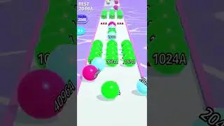 Ball Run 2048 Infinity Mode Game Play #warningballgaming