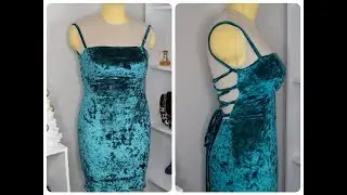 DIY Lace Up Dress/ Midi Length/ Video petición
