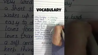 vocabulary #englishtips #english #grammartips #education #grammar #shorts