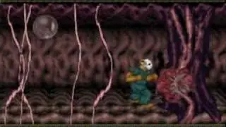 Splatter House arcade gameplay and ending