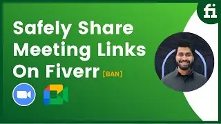 Safely Share Your Zoom or Meet Link on Fiverr [BAN]
