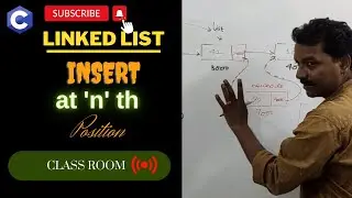 Single Linked List | How to insert a node at nth position !! C programming