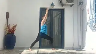 Warrior 1 Circular Flow for Calm & Focus | 5 Minutes Yoga