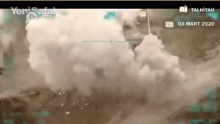Turkish Drones Strike On Assad Regime Vehicles And Troops In Idlib