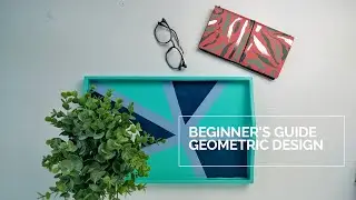 Beginner's Guide to Geometric Designs| Furniture Flip| Easy Budget Friendly DIY| Upcycling