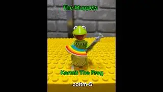 KERMIT THE FROG LEGO MUPPETS MINIFIGURE #lego #minifigures #muppets #klocki #kermitthefrog