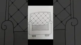 Easy sofa drawing||How to draw the sofa?||Sofa drawing#easy#shorts