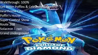 Pok&eacute;mon Brilliant Diamond - 100% - Walkthrough - Bitter Poffins and Cleverness Contest
