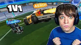 DUALVIEW VS AEROH | ME HUMILLA EL MEJOR FREESTYLER DEL MUNDO DE ROCKET LEAGUE
