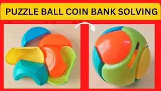 Piggy Bank Puzzle Ball | Spherical Coin Bank | Assembling Ball | Puzzle #piggybank #coinbank #puzzle