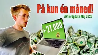 +27.000 kr p&aring; aktier p&aring; &eacute;n m&aring;ned! // Simpel aktieinvestering i investeringsforeninger