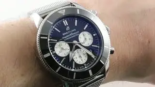 Breitling SuperOcean Heritage II B01 Chronograph 44 Dive Watch AB0162121B1A1 Luxury Watch Review