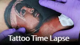 TATTOO TIME LAPSE #2 | PORTRAIT TATTOO | TUPAC SHAKUR  | MICHAEL KOSCHEL ART