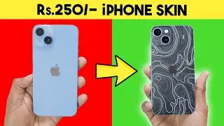 BEST iPhone Skin Under ₹250/- | Wrapcart Skin Review