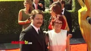 Nick Offerman and Megan Mullally Primetime Creative Arts EMMY Awards 2012
