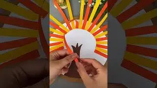 DIY Fall Card #fall #autumn #cards #artsy #crafts #diy #art #kawaii