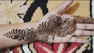 Arabic Mehndi Design Front Hand|How To Draw Front Hand mehndi Design |Mehndi Design simple 