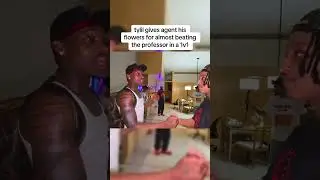 tylil gives agent his flowers for almost beating the professor in a 1v1 #agent00