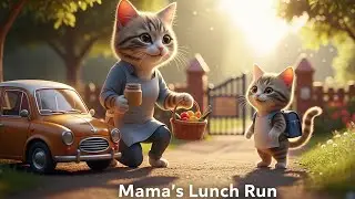 Mama&rsquo;s Lunch Run | Heartwarming Cat Short Film | Baby Cat&rsquo;s School Day