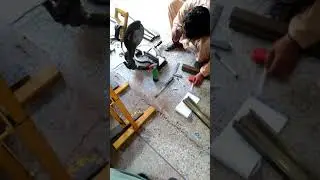 How to make aluminium door/how to make aluminium openable double door/aluminium swing door/openable