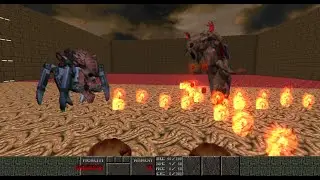 Mother Demon Vs Spider Mastermind | Brutal Doom 64