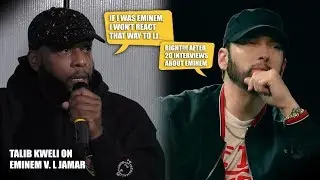 Talib Kweli Defends Lord Jamar in row with Eminem and Twitter Gets Heated as He &ldquo;Speaks&rdquo; for Eminem