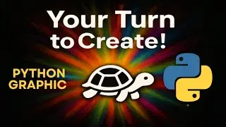 🎨 Python Turtle Creative Challenge! | 🔥🐢 | M2E #python