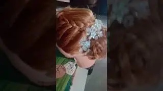 flower bun#Rose hairstyle#bun🌹💃💐🌺