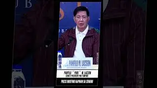 #KapihanSaSenado: Ping Lacson #protempore #TransparencyNow and #BudgetReform&rdquo;