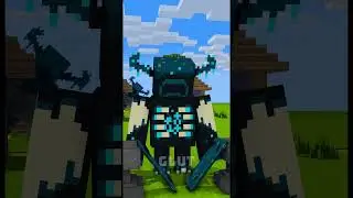 Herobrine vs Warden? - Minecraft animation #animation #minecraft