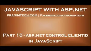 ASP NET control client id in JavaScript