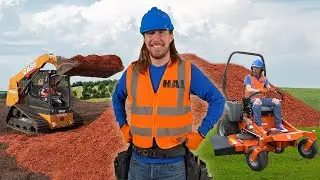 Lawn Mowers for Kids | Handyman Hal uses a Skid Steer