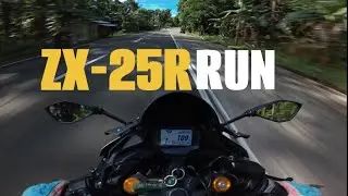 ZX-25R Raw Ride | Pure Engine Sound & Wind