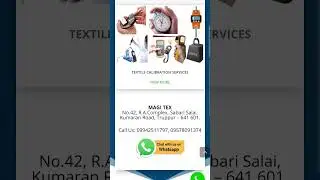 Magi Tex - Tirupur | Textile Testing Services in Tirupur #Textile_Testing #Textile_instruments