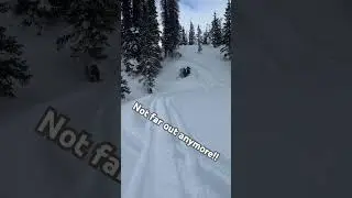 Learning re-entry&rsquo;s for the first time snowmobiling! Can&rsquo;t wait to keep pushing myself this winter!!