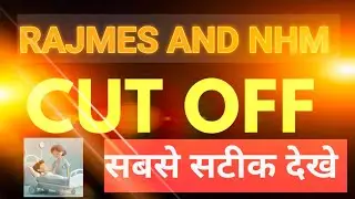 RAJMES Cut Off 2025 | Male vs Female | Category Wise Analysis#viral #result #motivation #doctor 