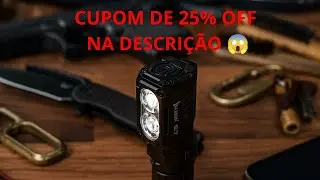 Wuben E7 um canhão de 1800 lúmens na palma da mão... #edc #edcbrasil #lanternas 