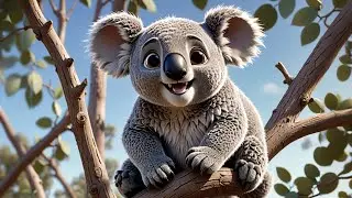 Koko Koala Climbs Slowly | Animal Movement Song for Kids | Nursery Rhymes and Learning Songs