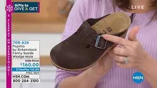 Papillio by Birkenstock Fanny Suede Wedge Mule