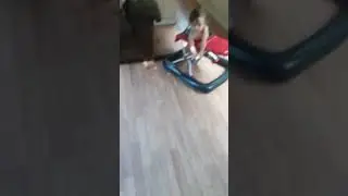 My little boy helping mom clean