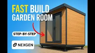 Modular Garden Room Build | Step-by-Step Tutorial