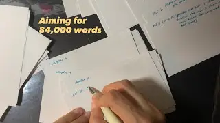 I made index cards for my second novel