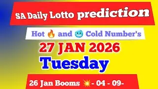 Sa daily lotto prediction of 27 Jan 2026 | South Africa daily lotto Prediction