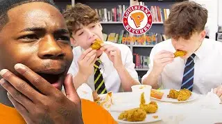 British Highschoolers Try POPEYES Chicken for the FIRST TIME!