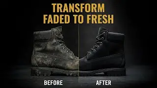 How to revive back your black nubuck & suede boot? | Eagle Black Nubuck Suede Dye