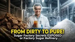 How Sugar is Made in Factory | Sugar Production and Refining Process | Modern Food Factory