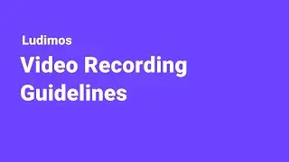 Ludimos video recording guidelines